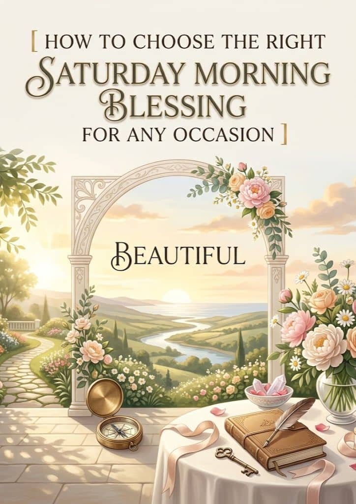 how-to-choose-the-right-saturday-morning-blessing-for-any-occasion