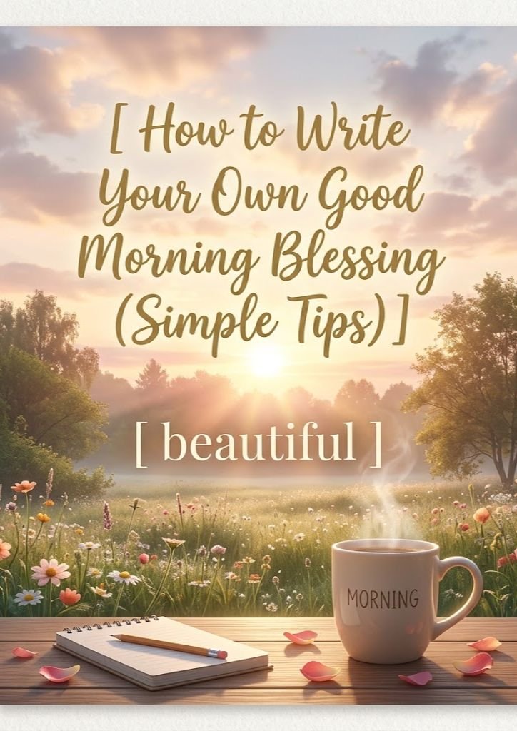 how-to-write-your-own-good-morning-blessing-simple-tips