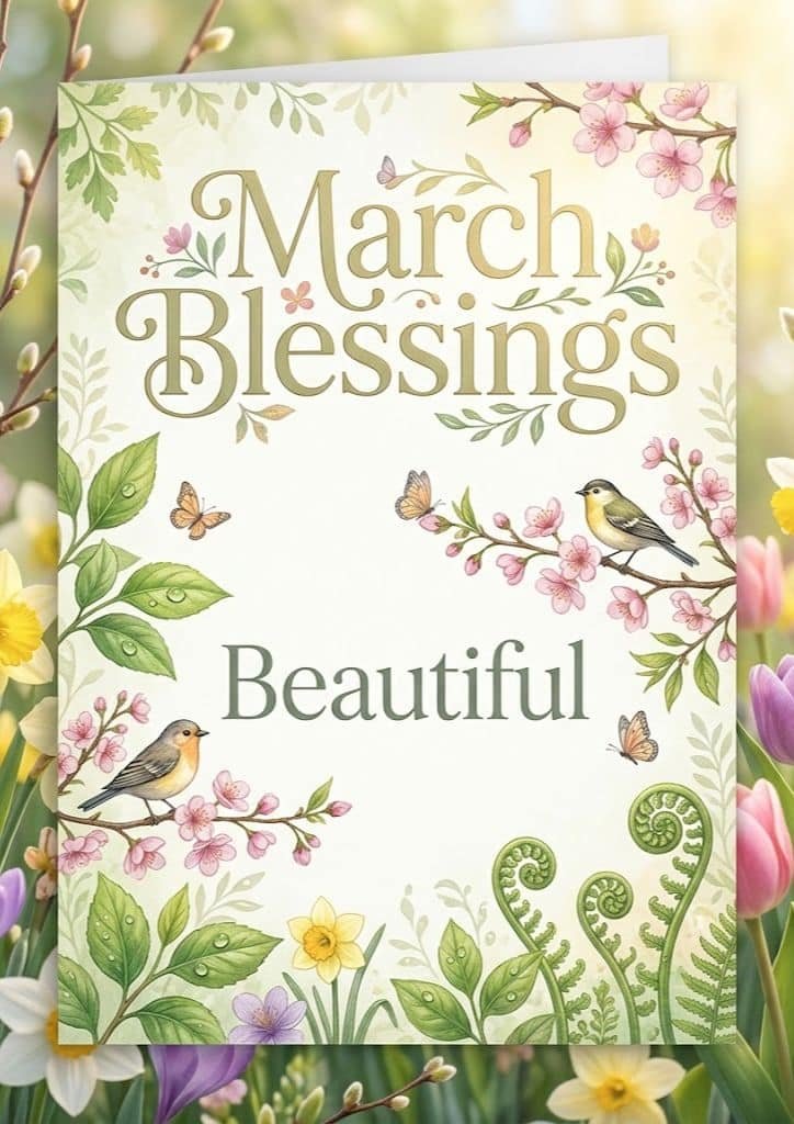 march-blessings